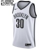 Maillot Enfant Brooklyn Nets Seth Curry 30 2022-23 Nike Association Edition Blanc Swingman